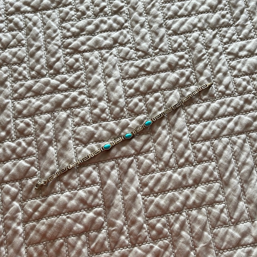 Sterling Silver and Turquoise Bracelet